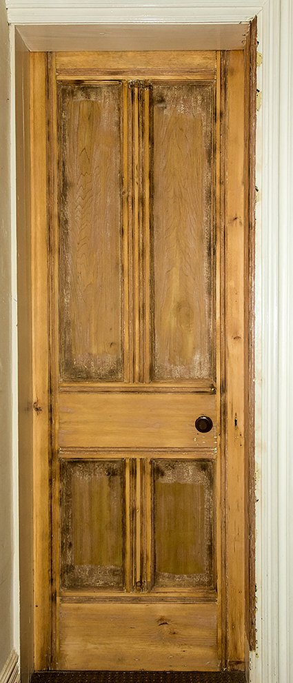 paint stripped door